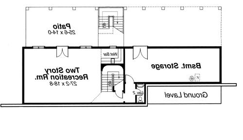 Ground Level image of Beaumont House Plan